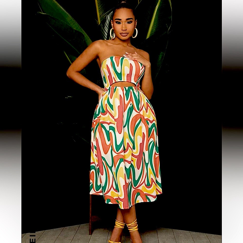 Tropical Summer Dress